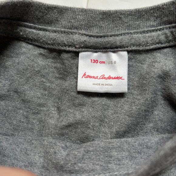 Hanna Andersson 100% Cotton Christmas Santa Top 130 - Picture 3 of 4